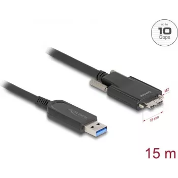 Aktiivne optiline kaabel DeLOCK 83217 USB 10 Gbps Type-A to Micro-B 15 m