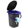 Jäätmemahuti Greenblue GB320BB Must Sinine Plastik 19L