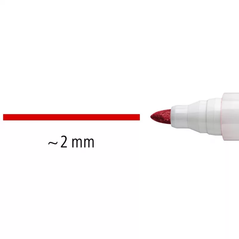 Marker Staedtler Lumocolor Valgeboard 351 6 tk kuulotsaga ots