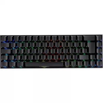 Deltaco GAM-100-DE - 65% - USB + Bluetooth - mehaaniline lüliti - QWERTZ - RGB-LED - Must