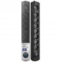 Liigpingekaitse Qoltec 50113 Must 8 vahelduvvoolu pistikupesa 230 V 1.8 m