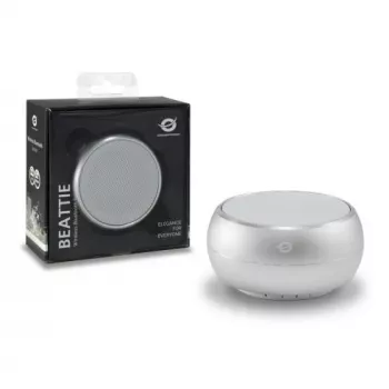 Conceptronic BEATTIE juhtmevaba Bluetooth-kõlar, hõbedane, 3 W, 150–20000 Hz, juhtmevaba, 3.0+HS, Micro-USB, hõbedane