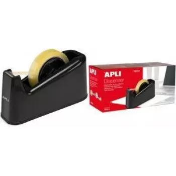 Teibidosaator agipa 13741 — must ABS-korpus, lindile kuni 25 mm × 66 m