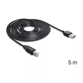USB-kaabel DeLOCK 85553 USB 2.0 5m USB A USB B Must
