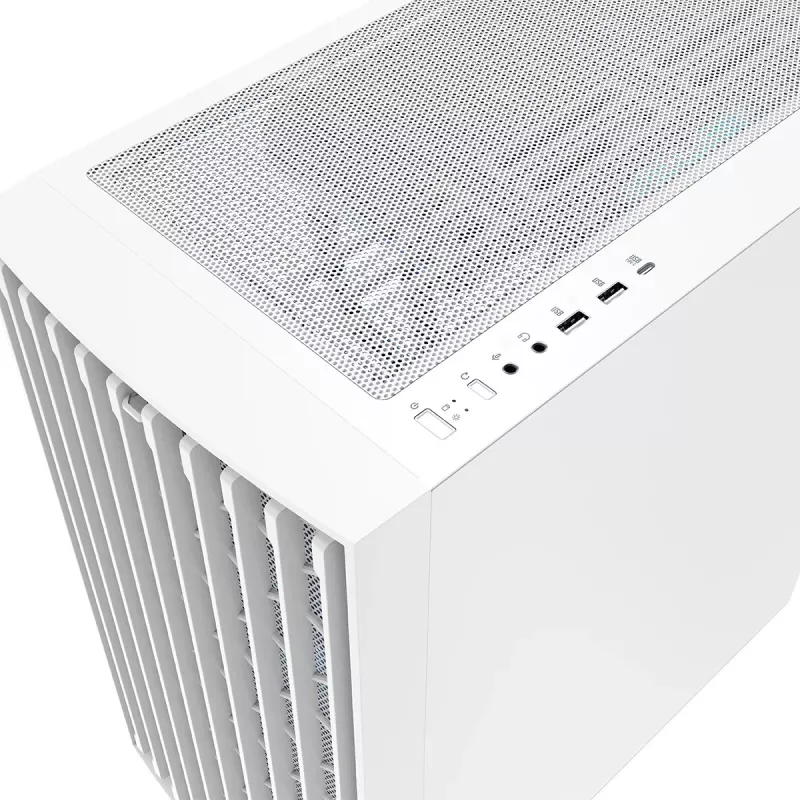PC-korpus MODECOM BREEZE ARGB Flow MIDI Must — ATX, 3x140mm ees + 1x140mm taga, karastatud klaas, USB-C