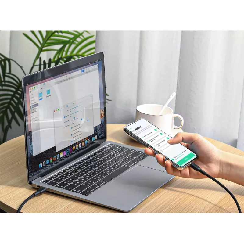 AUKEY CB-SCC241 USB-C Power Delivery PD 240W 5A 20V 1m Nailonmust - D