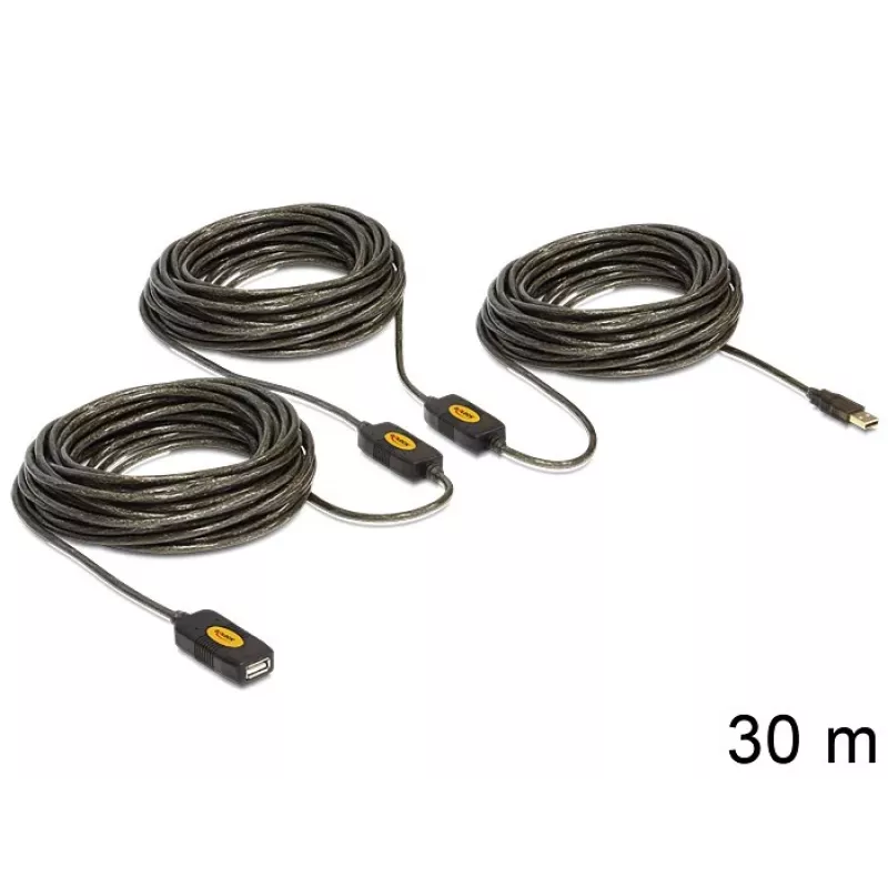 USB-kaabel DeLOCK 30m USB2.0 USB A Must