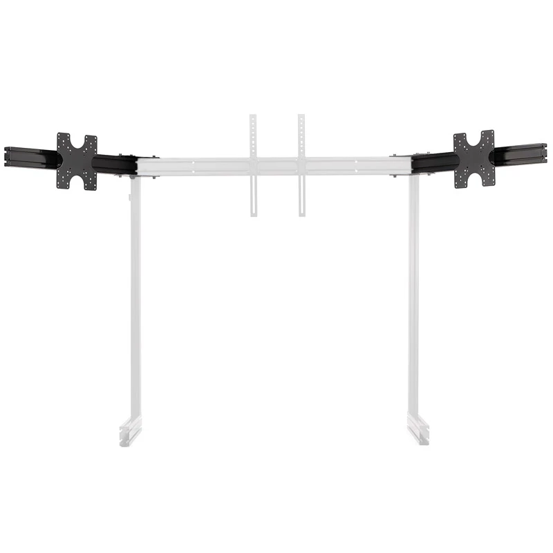 Next Level Racing Elite kolmekordse monitori aluse lisakomplekt – must versioon