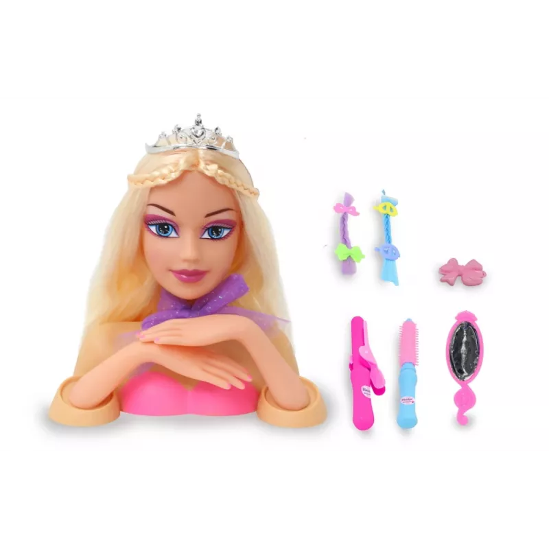 JAMARA Frisierkopf Set Bella Styling, Frisieren, 3 Years