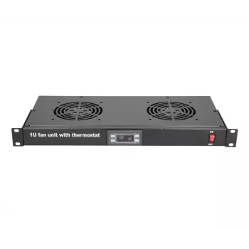 Ventilaatoripaneel Extralink EX.19089 19 tolli 2 ventilaatorit termostaadiga