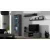 TV-kapp cama meble SOHO 140 — 1400×430×370 mm, hall pealisplaat (puitlaastplaat), hall raam