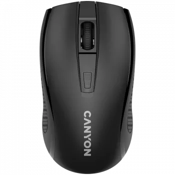 CANYON MW-7, 2,4 GHz juhtmevaba hiir, 6 nuppu, DPI 800/1200/1600, koos 1 AA patareiga, mõõdud 110*60*37 mm, 58 g, must