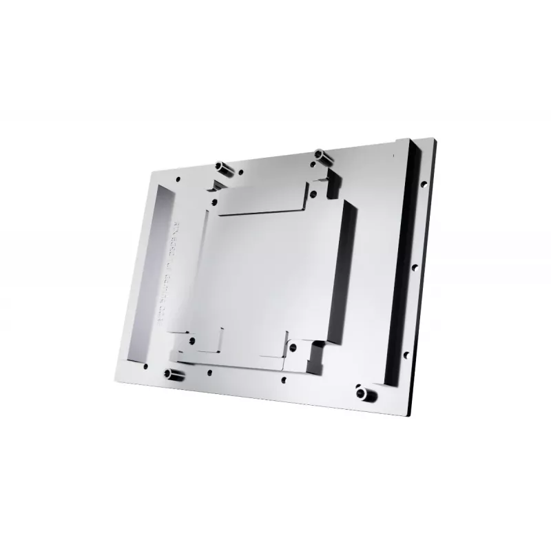 Taustplaat Alphacool 10269 Akrüül Alumiinium Kroom Vask Nailon Must 155.5x235.9x34mm