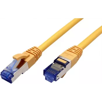 Value 21.99.1934 RJ45 võrgukaabel, patch-kaabel CAT 6a S/FTP 0.30 m kollane 1 tk.