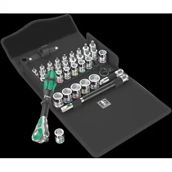 Wera 05003536001 8100 SB All-in Zyklop Speed põrkkomplekt, 3/8 tolli, 35 tk