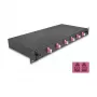 Kiudoptiline jätkukarp DeLOCK 66999 Must Metall 482x220x44mm