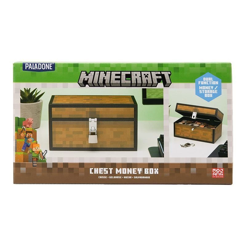 Rahakarp Paladone Minecraft Chest Design PP13601MCF mündipank lastele ja fännidele