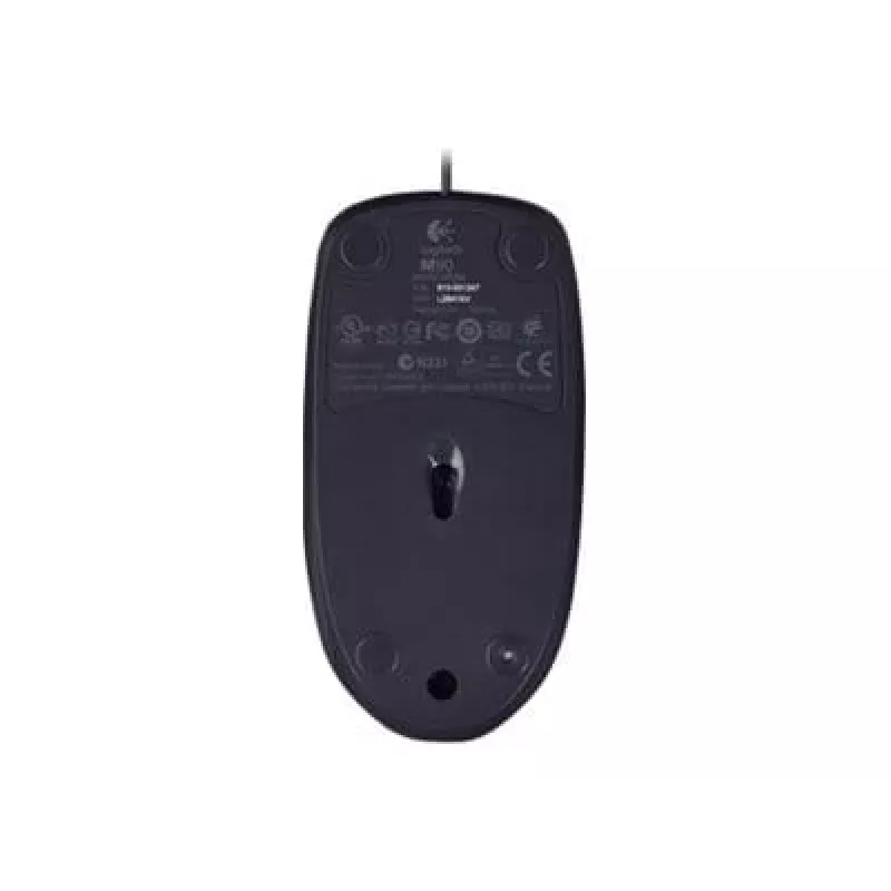 Logitech M90 juhtmega optiline kontorihiir — 1000 DPI, mõlemakäeline, USB Type-A, must