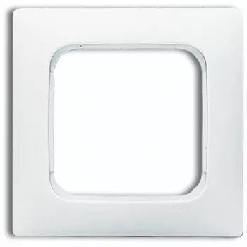 Seinaplaat / lülitikate Busch-Jaeger 1725-0-1494 — valge, kruvivaba, 81×81 mm, 11 mm paks