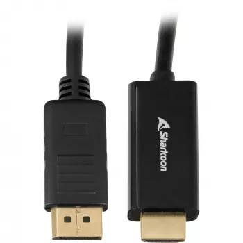 Sharkoon SHA Displayport 1.2 to HDMI 4K bk 2.0m ACTIVE 4Kx2K 60hz