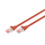 Patch Cord Digitus CAT 6 S/FTP DK-1644-005/R 0.5m Punane