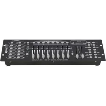 DMX valgustuspult EUROLITE Operator 192 — 16 kanalit, 19-tolline (48,30 cm) rack