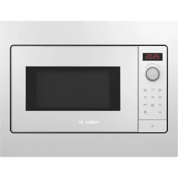 Sisseehitatud ainult mikrolaineahi Bosch BFL523MW3, 800 W, 20 L, valge, puute- ja pöördjuhtimine