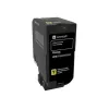Tooner Lexmark LCCP CS720de CS720dte CS725de CS725dte CX725de CX725dhe CX725dthe jaoks 5000 lehekülge Kollane