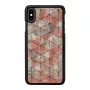 Kaitsev nutitelefoniümbris iKins iPhone XS Max jaoks — teemantmustriga, must