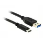 USB-kaabel DeLOCK 0.5m USB3.1-C/USB3.1-A