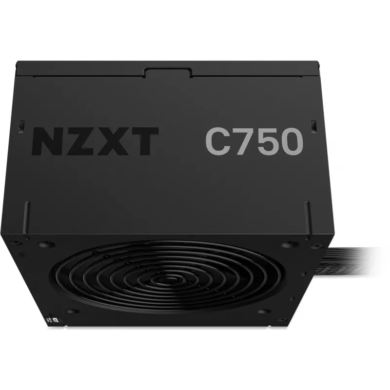Toiteplokk NZXT C750 Bronze 750 W, 24-pin ATX, 80 PLUS Bronze, 120 mm ventilaator, Must