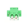 Fiiberoptiline adapter Extralink LC/APC Singlemode Duplex, roheline, LC/APC pistikud