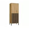KAMARO 2DK õhuke/GŁ tamm ARTISAN DISPLAY CABINET