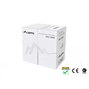 Võrgukaabel Lanberg LCU5-12CU-0305-B U/UTP Cat5e 305 m sinine