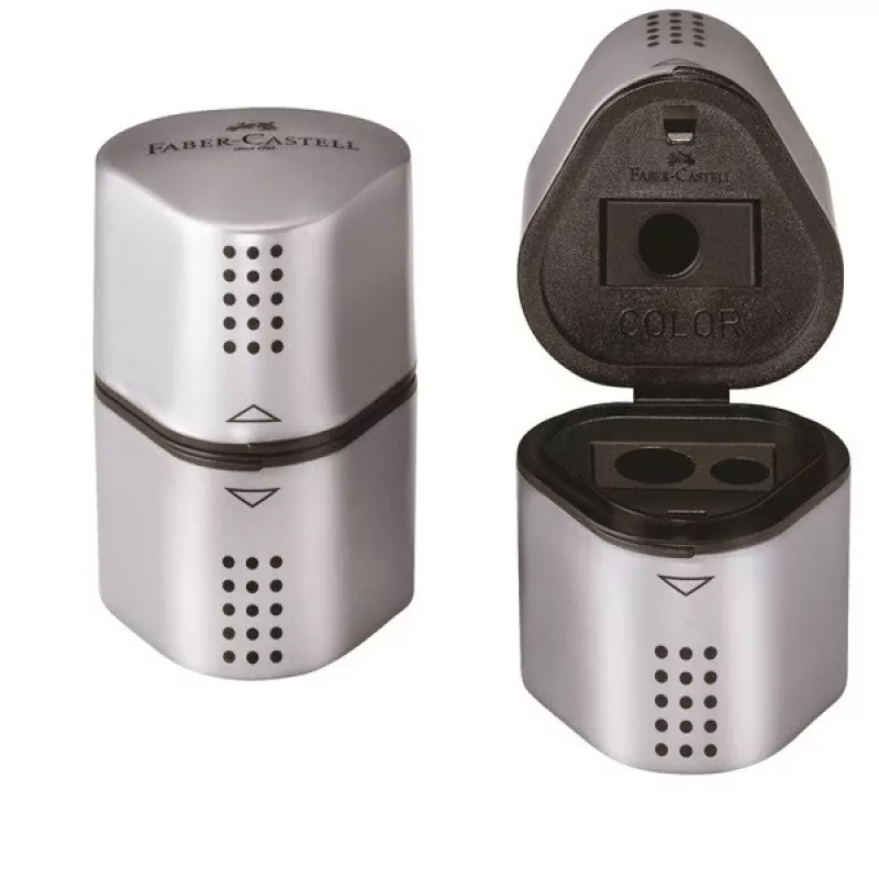 Käsitsi pliiatsiteritaja Faber-Castell Grip 2001 Hõbedane