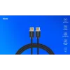 DisplayPort-kaabel SAVIO CL-166 2 m Must — DisplayPort 1.4, isane-isanele, kullatud kontaktidega