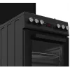 Eraldiseisev pliit BEKO FSM52331DBDS, gaasipliit 4 põletiga (2900/2000/2000/1000 W), elektriahi 60 L, 60 cm, energiaklass A, must