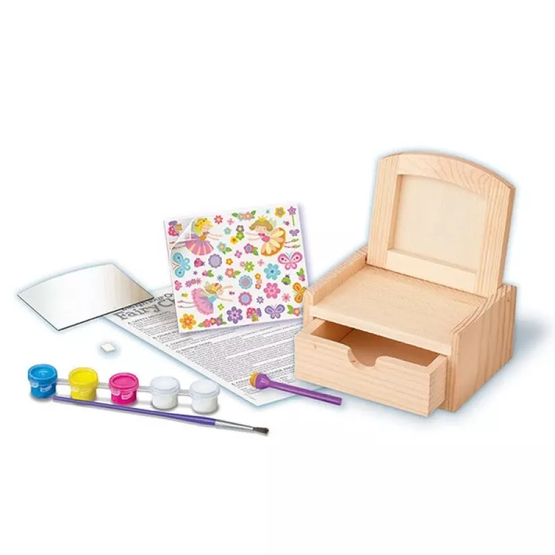 Craft Box Borella Girl Crafts Cofanetto con Specchio e Fatina