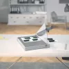 Leitz Precision Home Office paberilõikur A4, 10 lehte, käsitsiklambriga, roostevaba teras, A4, 80 g/m², antratsiit