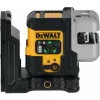 Juhtmevaba mitmejoonega laser DeWalt DCLE14301GB 3×180° ristjoon, 18 V, rohelised jooned, integreeritud Powerstack Li‑Ion aku