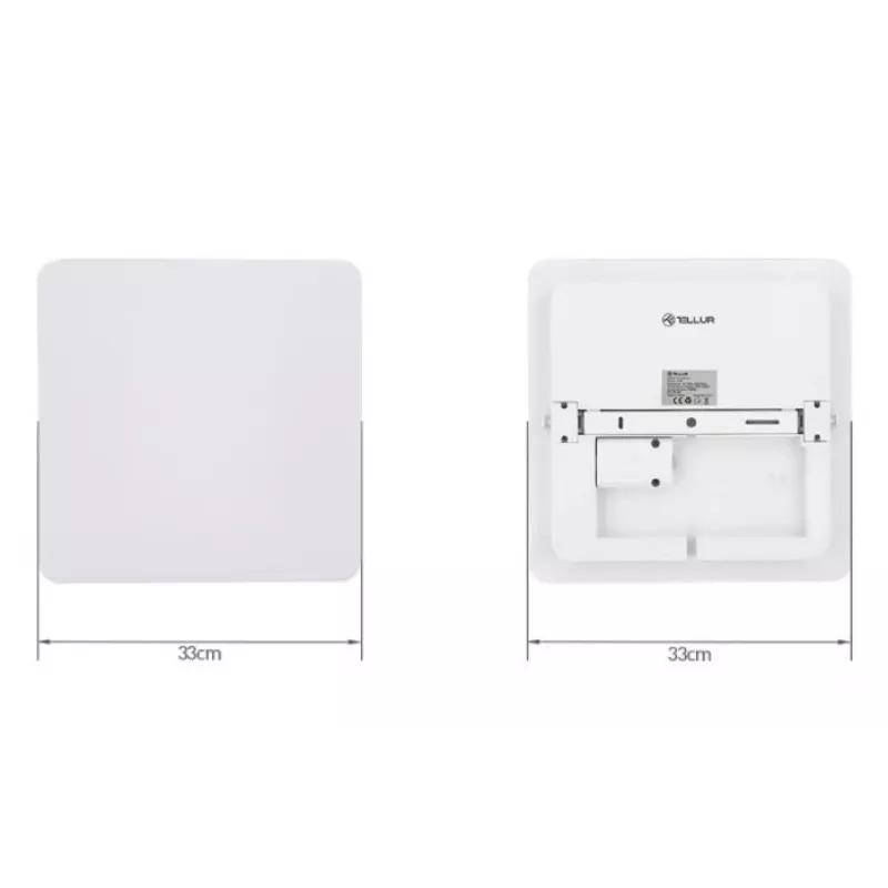 Laetuli Tellur Tellur WiFi LED 24W Square — 24W LED, kandiline laeese, WiFi-juhtimine