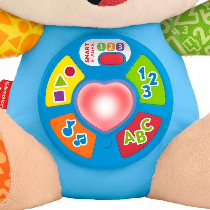 Interaktiivne õppemänguasi MATTEL Fisher-Price Learn & Laugh Puppy JFD27 — tuled, helid, nupud varajaseks õppimiseks