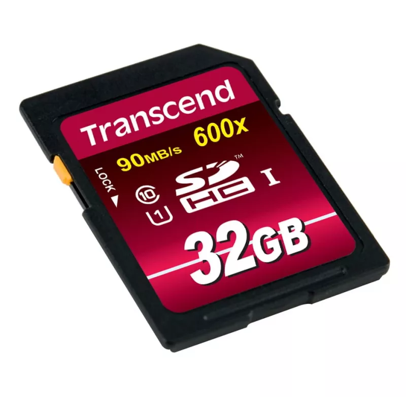 Välkmälu Transcend 32GB SDHC UHS-I 600x TS32GSDHC10U1
