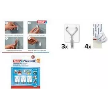 tesa Powerstrips Klebehaken kuni 1,0 kg, 3 tk (57615-00003-00)