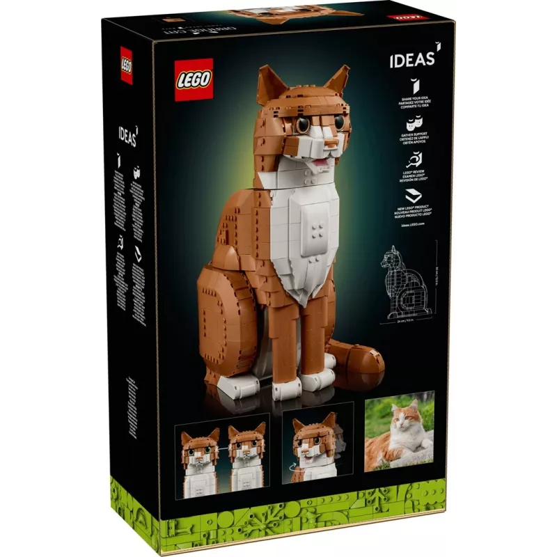 LEGO IDEAS 21376 oranž Cat