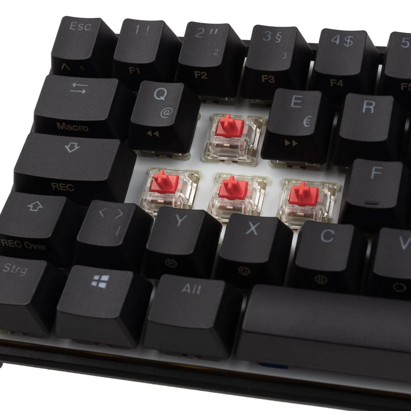 Ducky Mecha Pro SF klaviatuur mängimiseks, USB, saksa, must