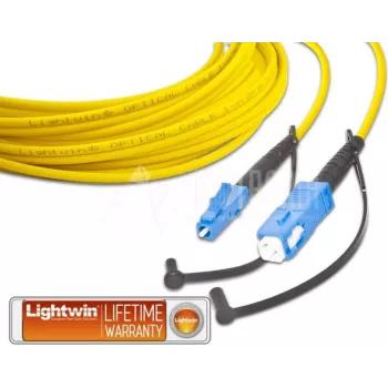 Lightwin LSP-09 LC-SC 2.0 fiiberoptiline kaabel 2 m OS2 kollane (LSP-09 LC-SC 2.0)