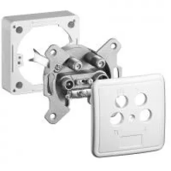 Wentronic Goobay SET 4-auguline antennipistikupesa, 2dB - läbi- või lõpp-pistikupesa, DC-läbiviik (67089)