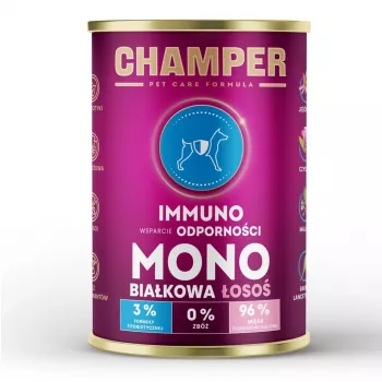 CHAMPER Immuno Monoprotein Salmon - märg koeratoit - 400g