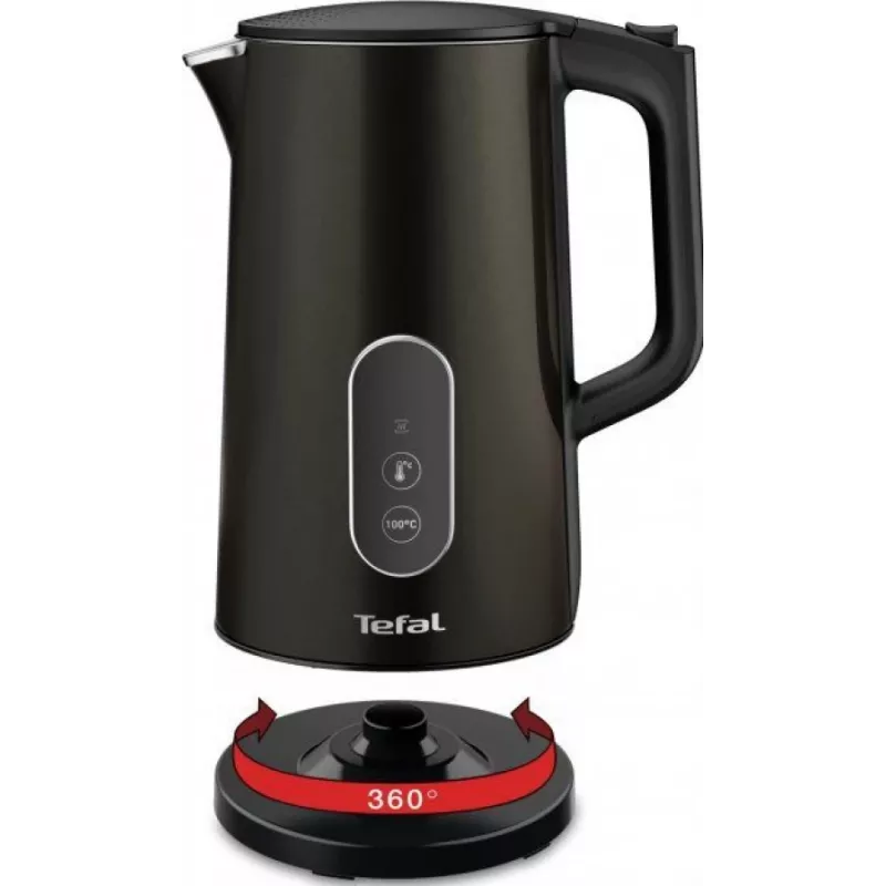 Tefal Digit KI831E10 elektriline veekeetja 1,7 l, must